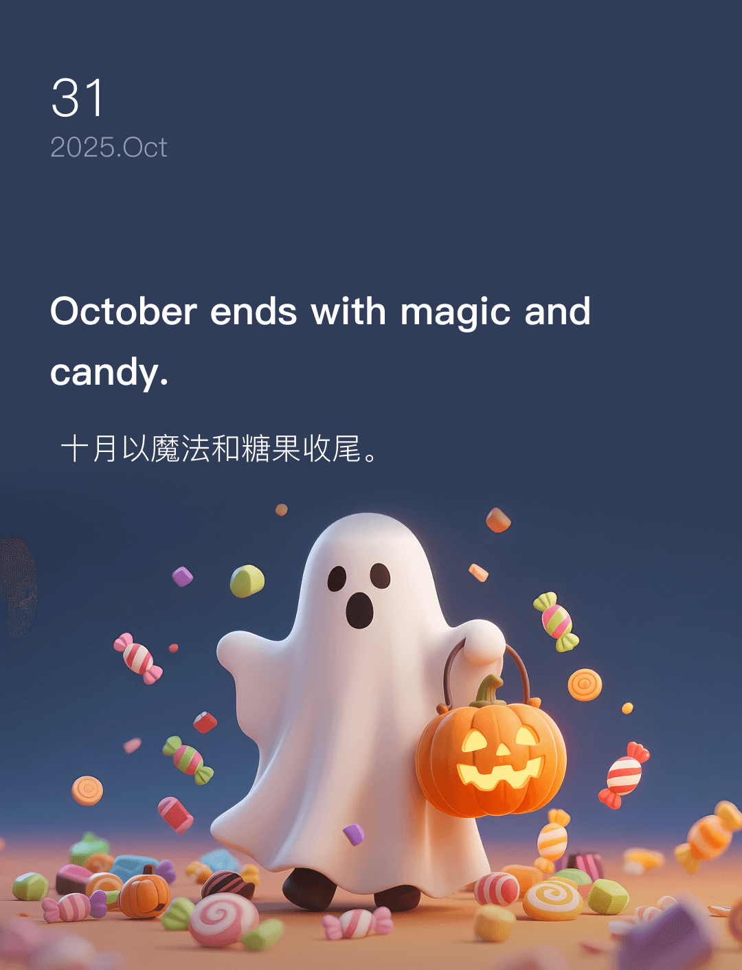  十月以魔法和糖果收尾。